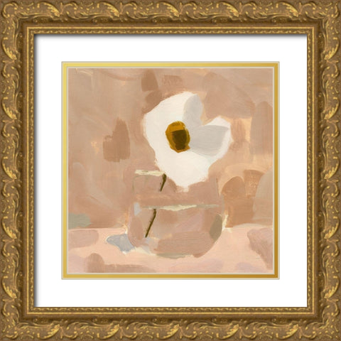 Canary Island Marguerite I Gold Ornate Wood Framed Art Print with Double Matting by Green, Jacob
