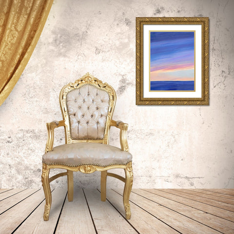 Sunbeam Twilight I Gold Ornate Wood Framed Art Print with Double Matting by Popp, Grace