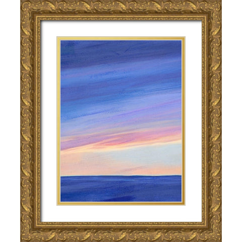 Sunbeam Twilight I Gold Ornate Wood Framed Art Print with Double Matting by Popp, Grace