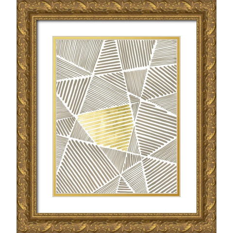 Crossbar I Gold Ornate Wood Framed Art Print with Double Matting by Lam, Vanna