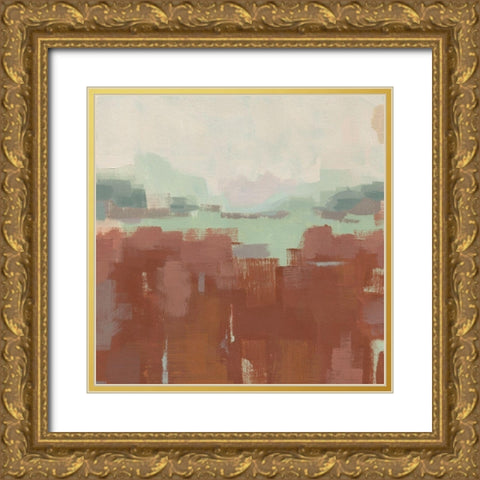 Mountain Air I Gold Ornate Wood Framed Art Print with Double Matting by Green, Jacob