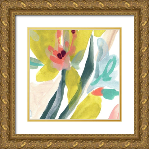 Tropical Impulse VI Gold Ornate Wood Framed Art Print with Double Matting by Vess, June Erica