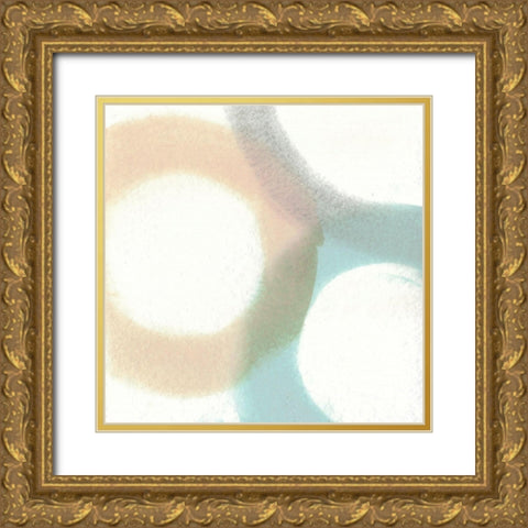 Heavenly Circles I Gold Ornate Wood Framed Art Print with Double Matting by Saunders, Alonzo