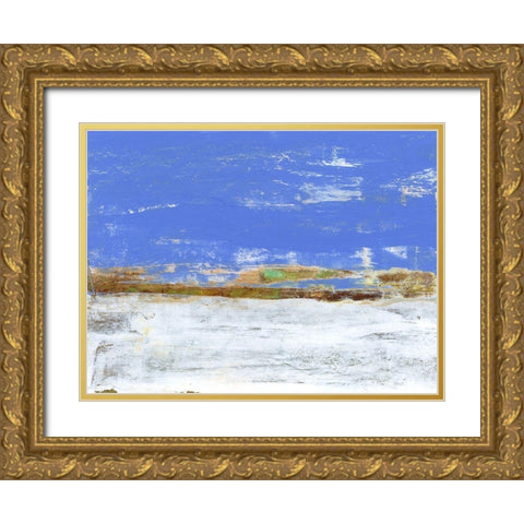 Reflecting on Summer III Gold Ornate Wood Framed Art Print with Double Matting by Gordon, Sharon