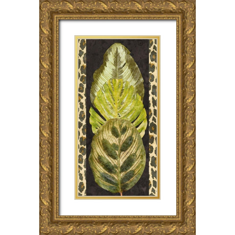 Tropic Collection V Gold Ornate Wood Framed Art Print with Double Matting by Saunders, Alonzo