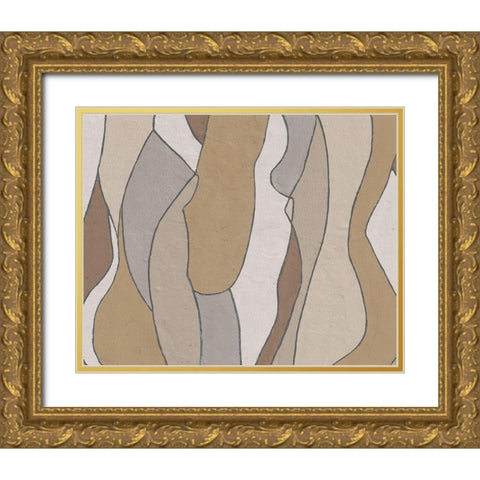 Neutral Hidden Figures I Gold Ornate Wood Framed Art Print with Double Matting by Saunders, Alonzo