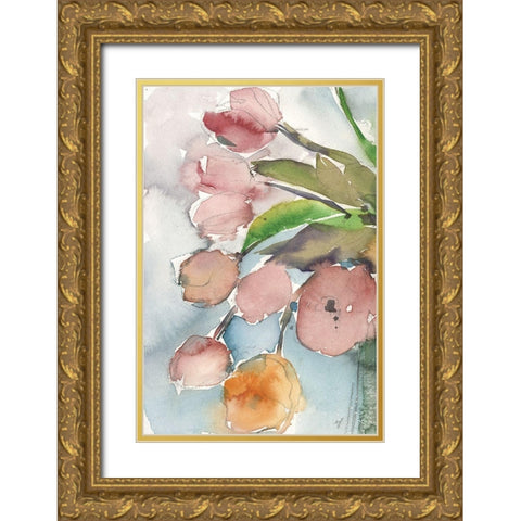 The Decorative Object II Gold Ornate Wood Framed Art Print with Double Matting by Dixon, Samuel