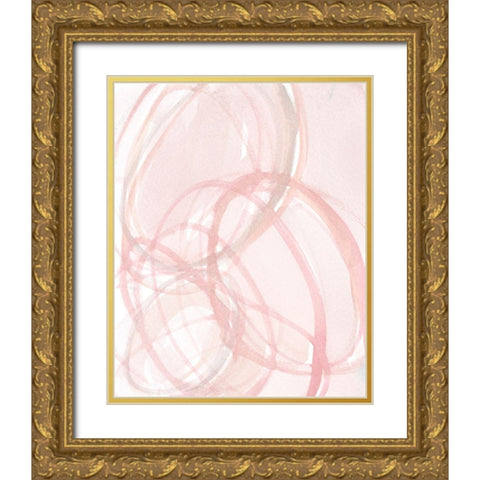 The Garden Bubbles I Gold Ornate Wood Framed Art Print with Double Matting by Dixon, Samuel