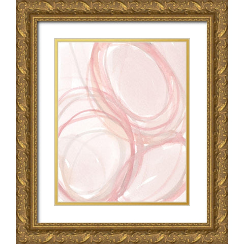 The Garden Bubbles II Gold Ornate Wood Framed Art Print with Double Matting by Dixon, Samuel