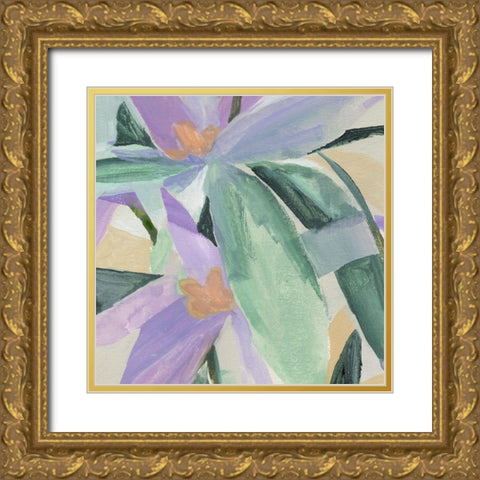 Pistils Song I Gold Ornate Wood Framed Art Print with Double Matting by Warren, Annie