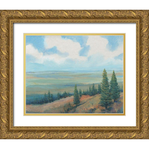 Mountain Top I Gold Ornate Wood Framed Art Print with Double Matting by OToole, Tim