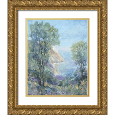 Scenic View I Gold Ornate Wood Framed Art Print with Double Matting by OToole, Tim