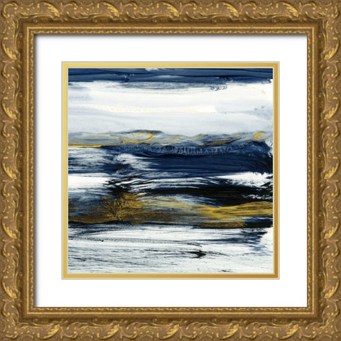 Ocean Winds I Gold Ornate Wood Framed Art Print with Double Matting by Harper, Ethan
