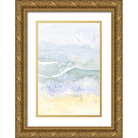 Salty Seaside II Gold Ornate Wood Framed Art Print with Double Matting by Caroline, Emma