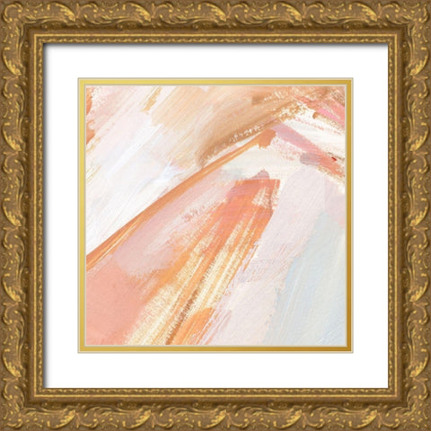 Pink Vanilla III Gold Ornate Wood Framed Art Print with Double Matting by Warren, Annie
