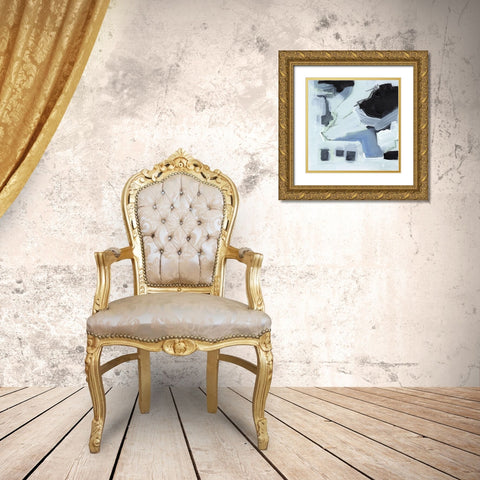 Fractal Sky V Gold Ornate Wood Framed Art Print with Double Matting by Parker, Jennifer Paxton