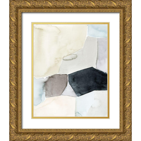 Tectonic Overlap II Gold Ornate Wood Framed Art Print with Double Matting by Popp, Grace