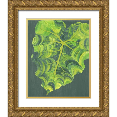 Elephant Ears II Gold Ornate Wood Framed Art Print with Double Matting by Popp, Grace