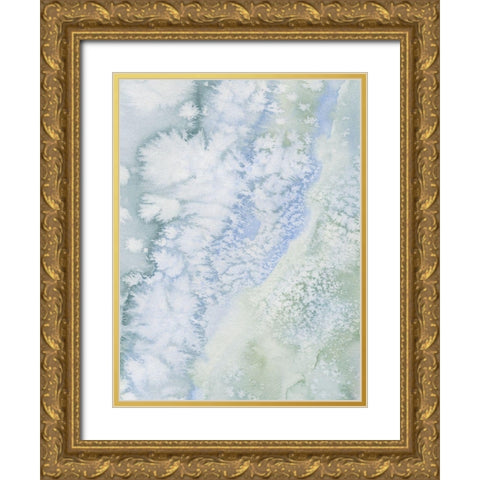 Sea Salt Reverie IV Gold Ornate Wood Framed Art Print with Double Matting by Caroline, Emma