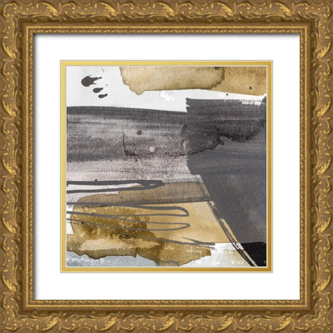 Great Plains II Gold Ornate Wood Framed Art Print with Double Matting by Warren, Annie