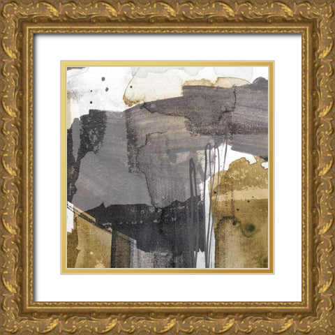 Great Plains III Gold Ornate Wood Framed Art Print with Double Matting by Warren, Annie