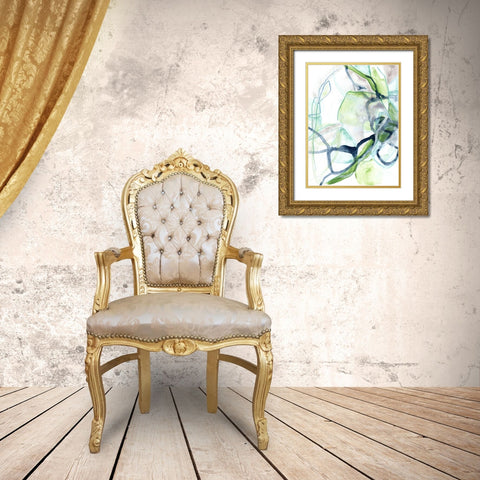 Hive Cycle II Gold Ornate Wood Framed Art Print with Double Matting by Vess, June Erica