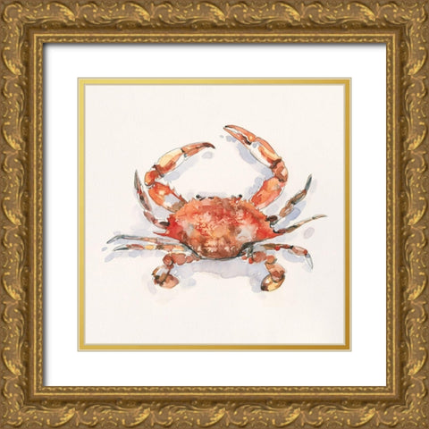 Crusty Crab I Gold Ornate Wood Framed Art Print with Double Matting by Caroline, Emma