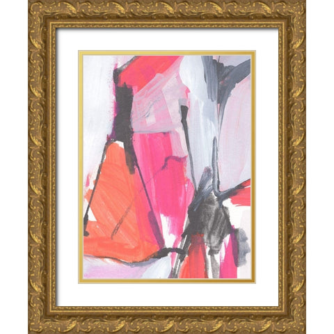 Night Style II Gold Ornate Wood Framed Art Print with Double Matting by Warren, Annie