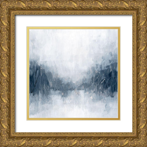 Polar Mist I Gold Ornate Wood Framed Art Print with Double Matting by Popp, Grace