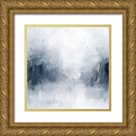 Polar Mist II Gold Ornate Wood Framed Art Print with Double Matting by Popp, Grace