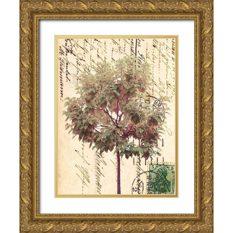 In Good Spirits I Gold Ornate Wood Framed Art Print with Double Matting by Saunders, Alonzo