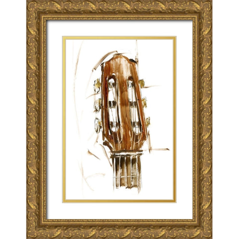 Instrumental IV Gold Ornate Wood Framed Art Print with Double Matting by Harper, Ethan