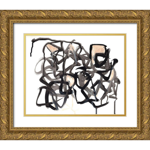 Which Way II Gold Ornate Wood Framed Art Print with Double Matting by Parker, Jennifer Paxton