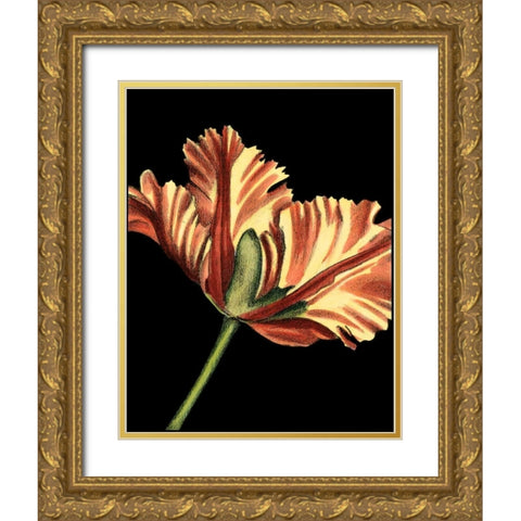 Vibrant Tulips I Gold Ornate Wood Framed Art Print with Double Matting by Harper, Ethan