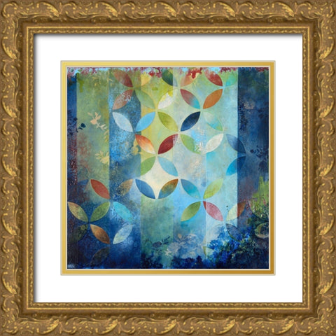 Comely + Courtly I Gold Ornate Wood Framed Art Print with Double Matting by Robinson, Heather