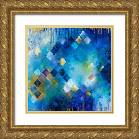 Comely + Courtly II Gold Ornate Wood Framed Art Print with Double Matting by Robinson, Heather