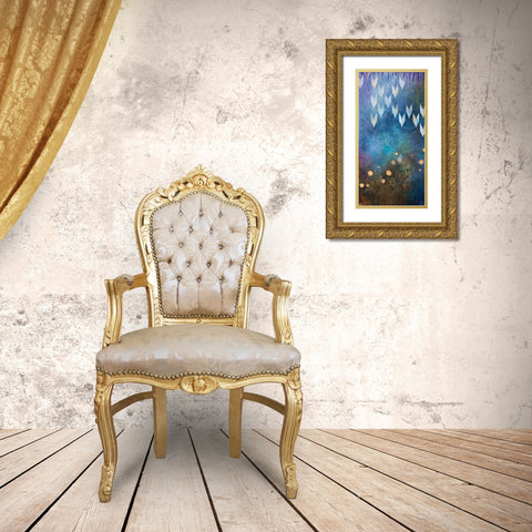 My Constellation I Gold Ornate Wood Framed Art Print with Double Matting by Robinson, Heather