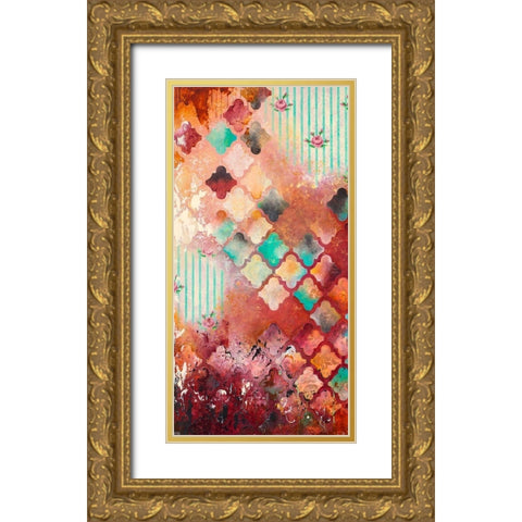 Sentimental I Gold Ornate Wood Framed Art Print with Double Matting by Robinson, Heather