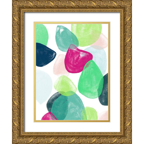 Paper Chase III Gold Ornate Wood Framed Art Print with Double Matting by Vess, June Erica