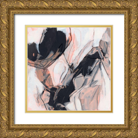 Tangerine Tango II Gold Ornate Wood Framed Art Print with Double Matting by Vess, June Erica