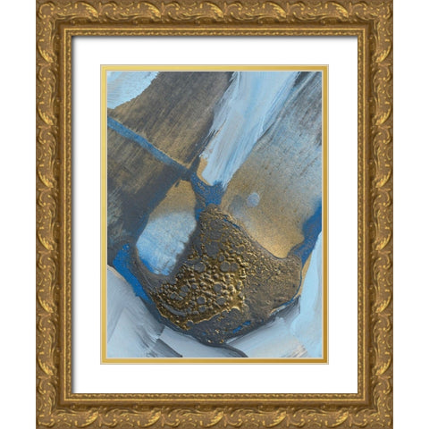 Mesmerize IV Gold Ornate Wood Framed Art Print with Double Matting by Arbel, Lori