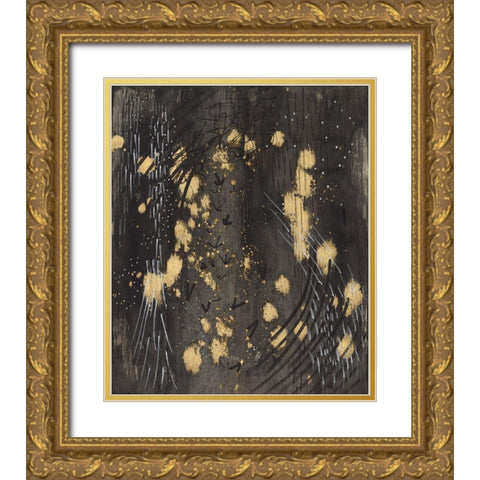 Cosmic Footprints Gold Ornate Wood Framed Art Print with Double Matting by Arbel, Lori