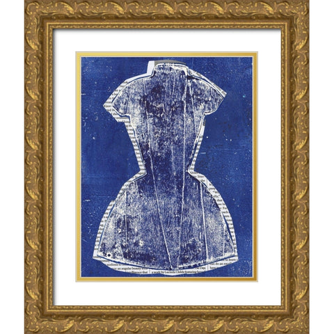Formal Gold Ornate Wood Framed Art Print with Double Matting by Combs, Joyce