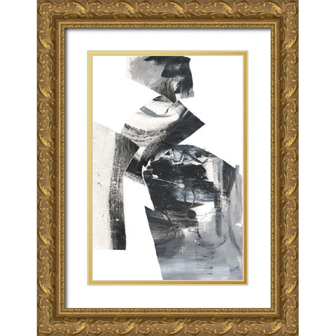 Fiesta Collage III Gold Ornate Wood Framed Art Print with Double Matting by Combs, Joyce