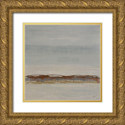 Harmony of One Gold Ornate Wood Framed Art Print with Double Matting by Shanti, Shima
