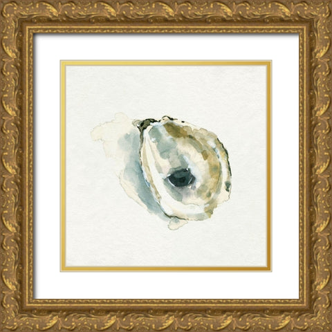 Old Salt Shell I Gold Ornate Wood Framed Art Print with Double Matting by Caroline, Emma