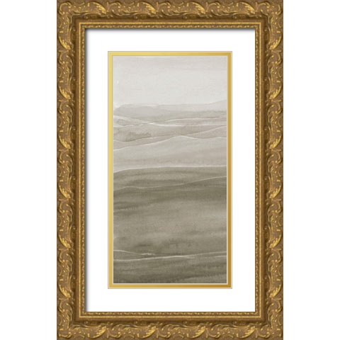 Foggy I Gold Ornate Wood Framed Art Print with Double Matting by Ludwig, Alicia