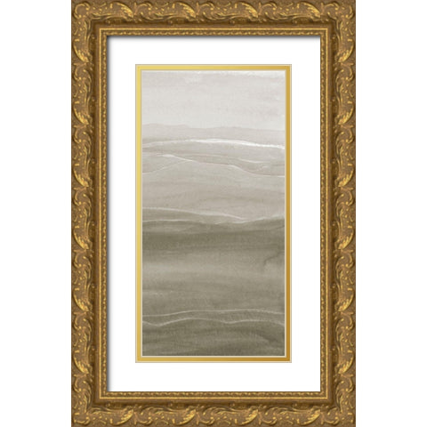 Foggy II Gold Ornate Wood Framed Art Print with Double Matting by Ludwig, Alicia