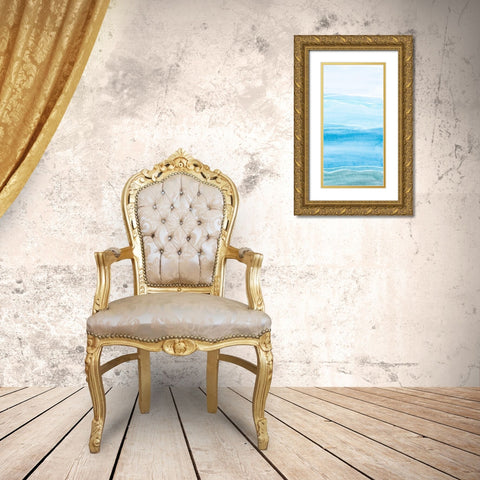 Wavy II Gold Ornate Wood Framed Art Print with Double Matting by Ludwig, Alicia