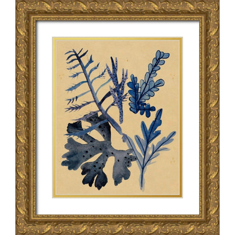 Underwater Forest II Gold Ornate Wood Framed Art Print with Double Matting by Wang, Melissa